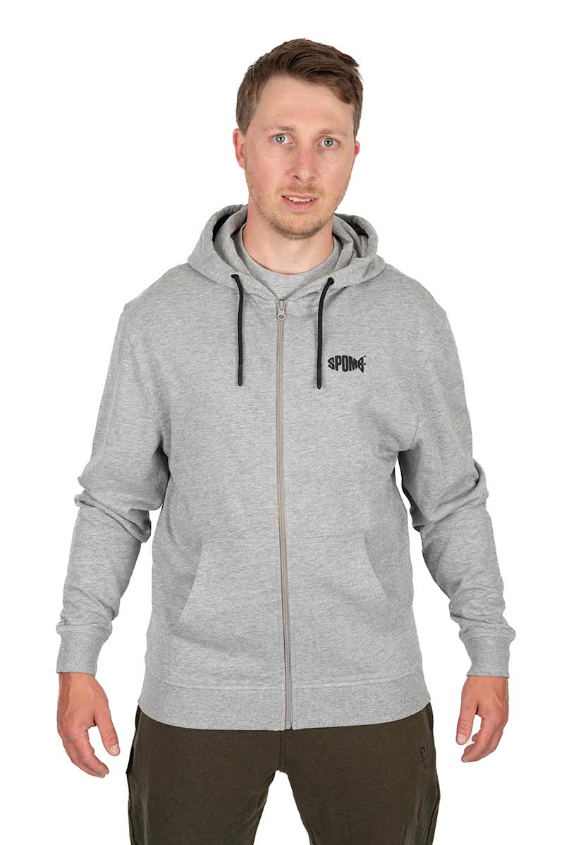 Spomb™ Grey Zipped Hoody