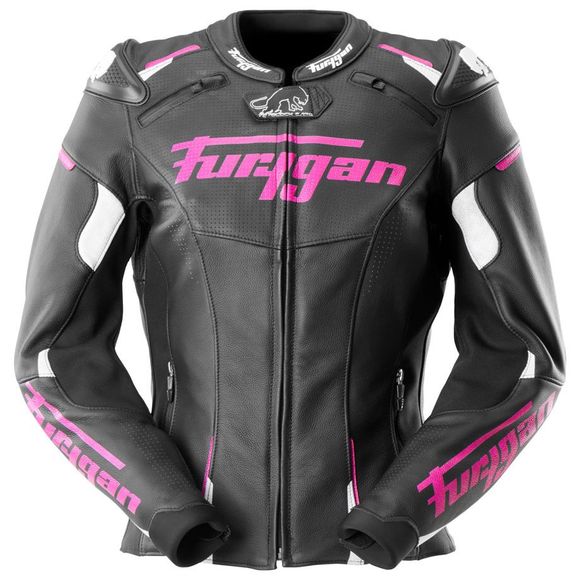 Blouson Moto Furygan RAPTOR LADY - Noir / RoseRef : FU1450