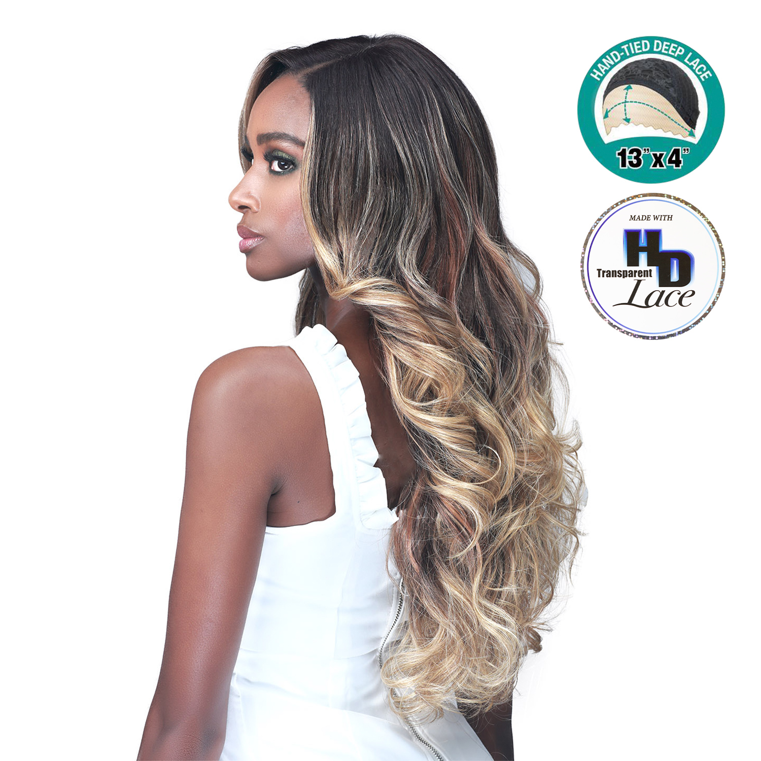 Bobbi Boss HD Lace Front Wig Glueless 13X4 Deep Lace Part MLF254 Jael