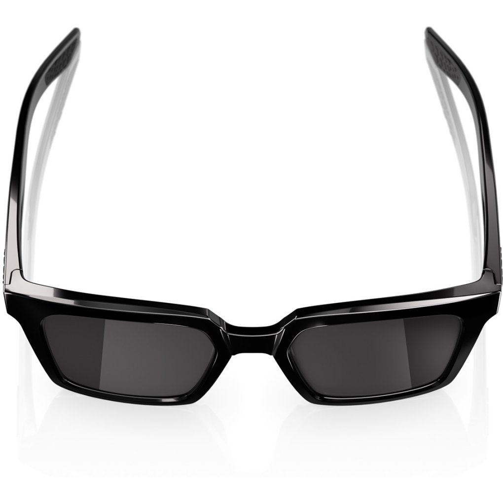 100% Erba Glasses - Polished Black - Mirror