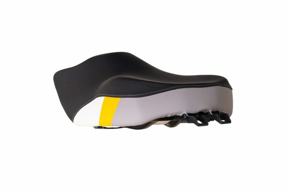 Heated Touratech Yellow gray Fresh Touch comfort saddle - XLBMW 1300 R 1300 GS - 2023 - 2026Ref: Trt01279A / 01-035-5923-0