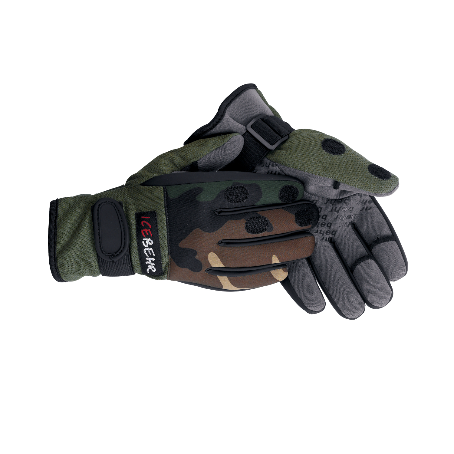Icebehr Titanium Neoprene Gloves (camouflage)