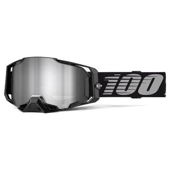 Cross mask 100% Black Armega - Mirror Silver 2025 screen - BlackRef: CE1458 / 50005-00030