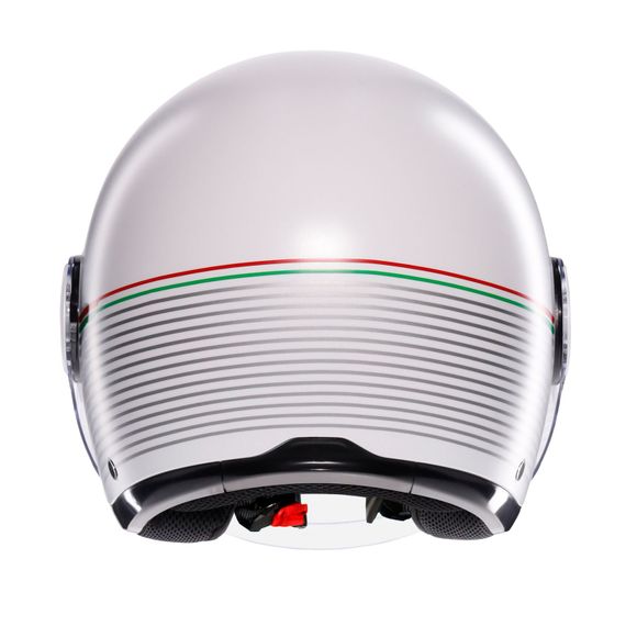 Casque jet AGV ETERES - CAPOLIVERI - Blanc / VertRef : AG1076