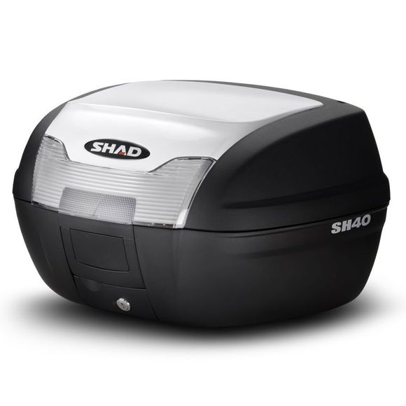 Shad SH40 Universal Top Case Lid - WhiteRef: Sd0329 / D1B40E08