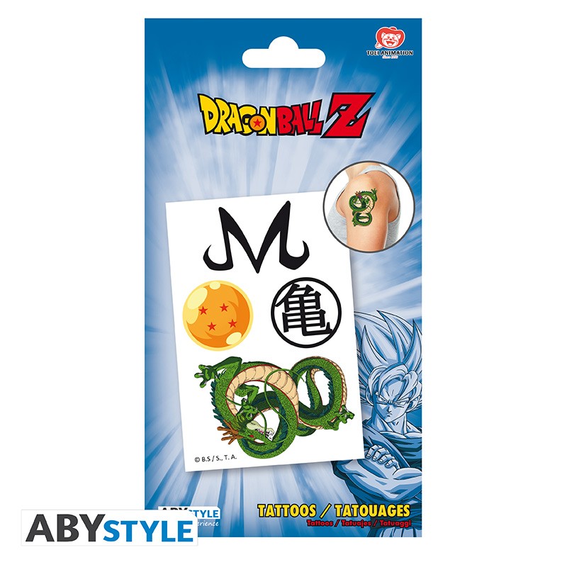DRAGON BALL Z Tattoos Set