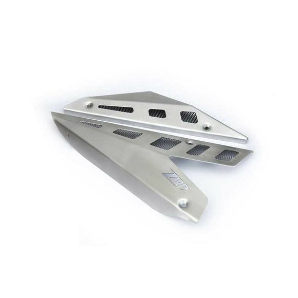 Zard fairing side brushed aluminum side panelsRef: Zad00336A / Zdu782F-Std