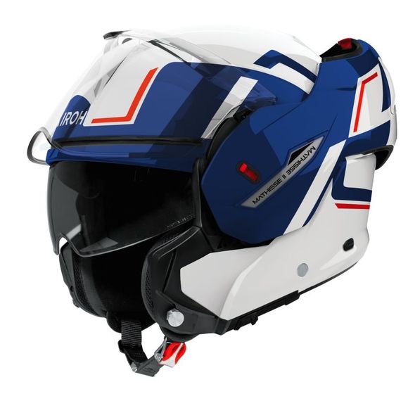 Casque modulable Airoh MATHISSE II GENIUS - Blanc / BleuRef : AR1440