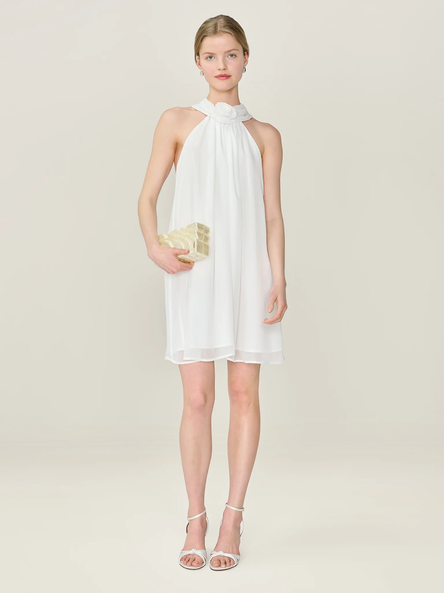 Demi Dress in Ivory