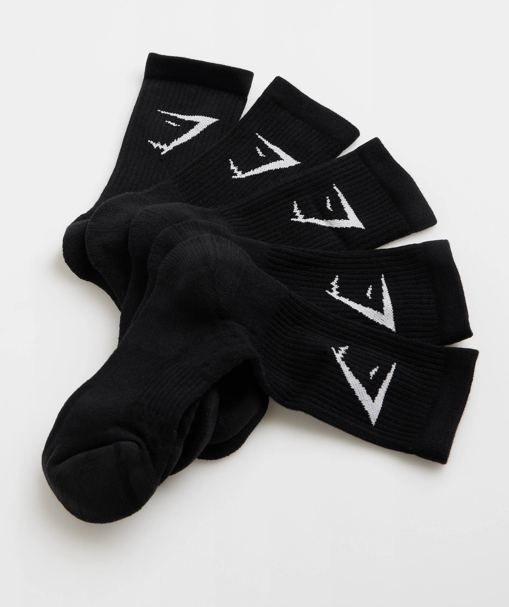 Crew Socks 5pk Black