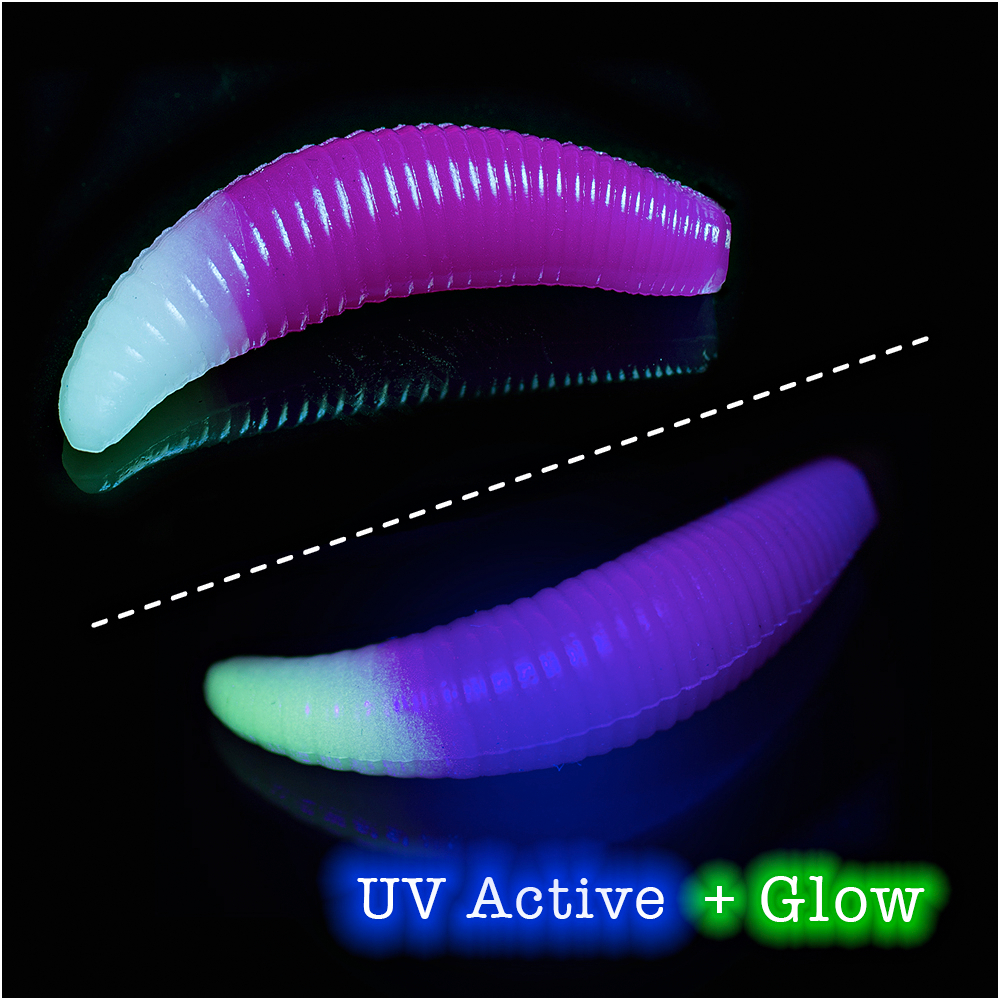 Trout Jara Soft Plastic Bait Bruchi (528, Garlic, Bubblegum)