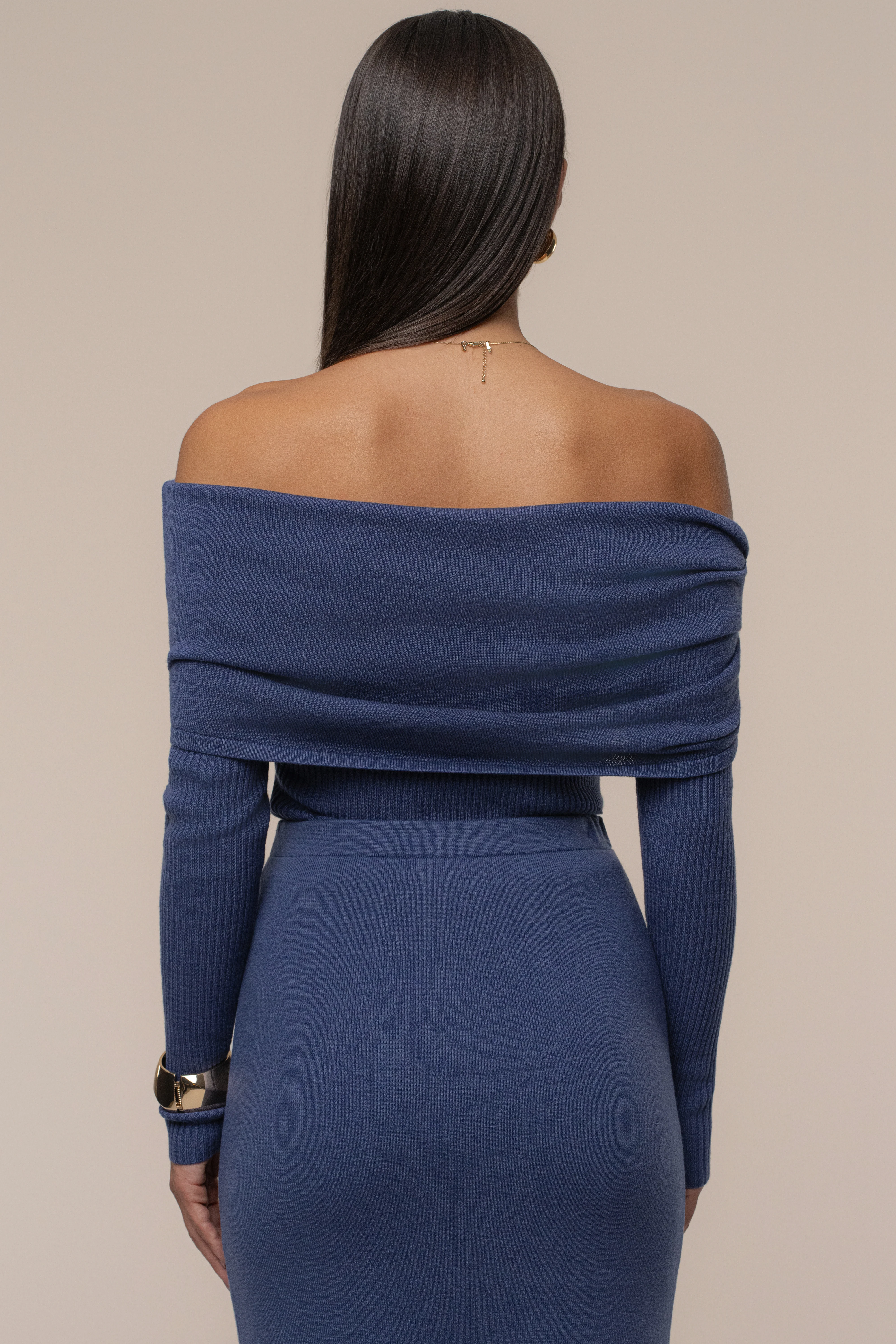 Dusk Off The Shoulder Knit Top