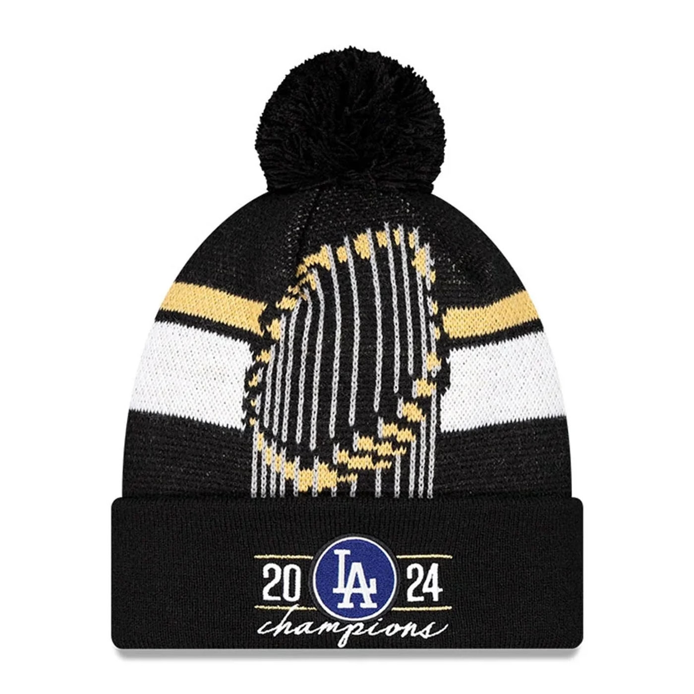 Los Angeles Dodgers 2024 World Series Champions New Era Knit Hat