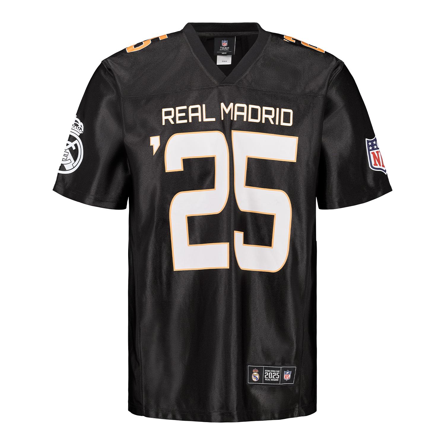 Mens Real Madrid x NFL Shirt Black