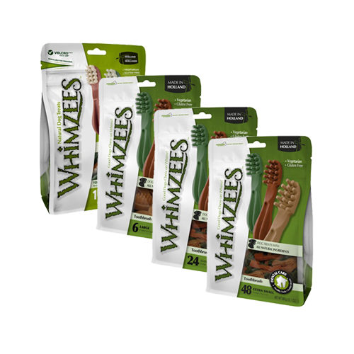 Whimzees Toothbrushes - XS - 48 Pieces
