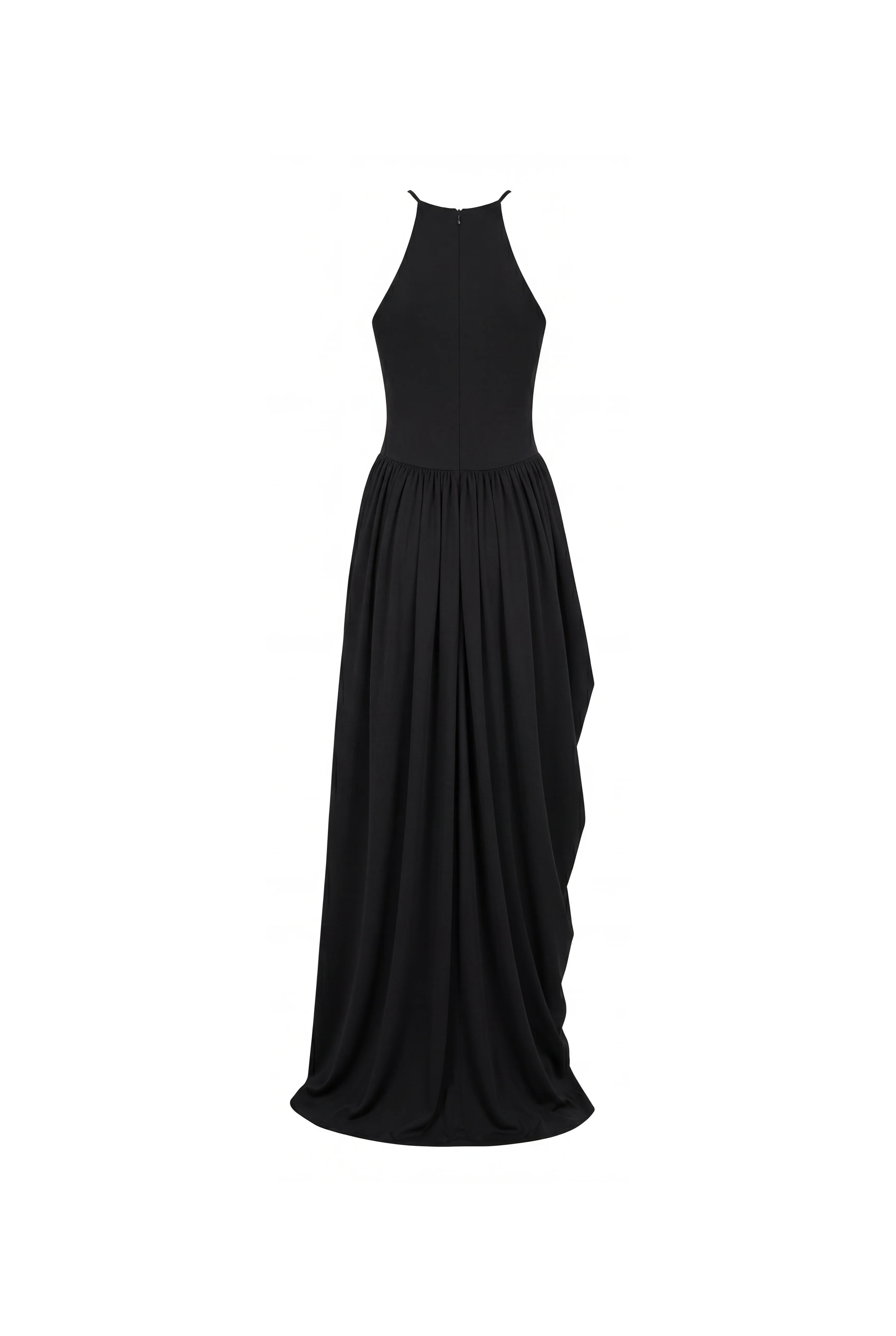 Black Elastic Maxi Dress