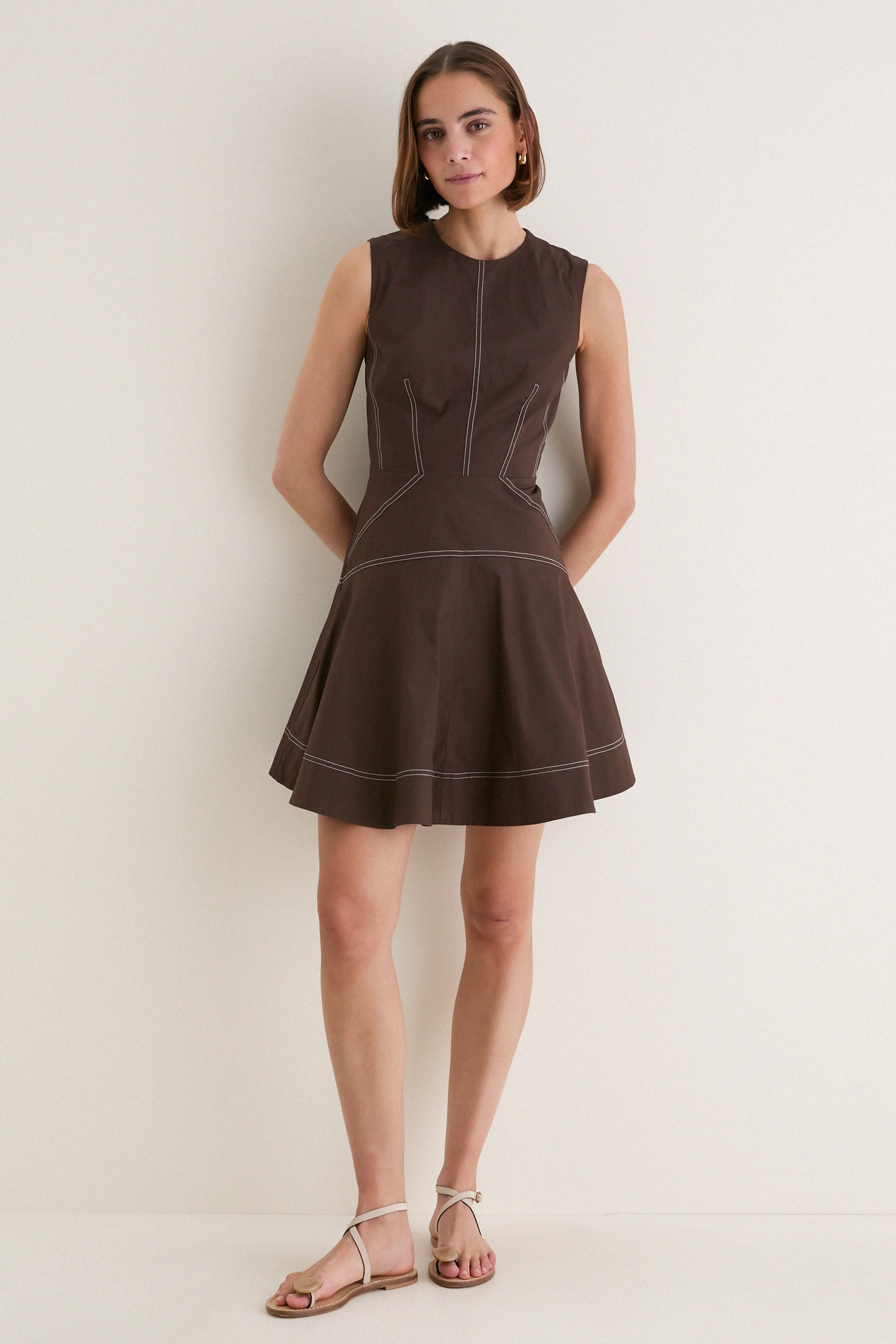 Dark Mocha Mini Karrigan Dress