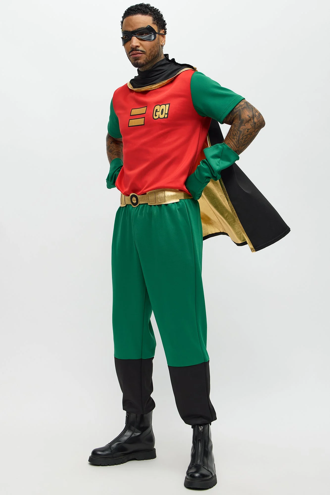 Trustworthy Titan 6 Piece Costume Set - Green/combo