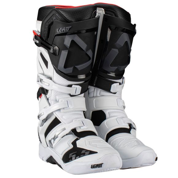 Leatt GPX 5.5 FLEXLOCK 2024 cross boots - WhiteRef: Lb0630-C758