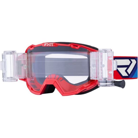 FXR MAVERICK PRIME ROLL-OFF 2026 cross mask - Black / RedRef: FXR1784 / 263451-2000-00