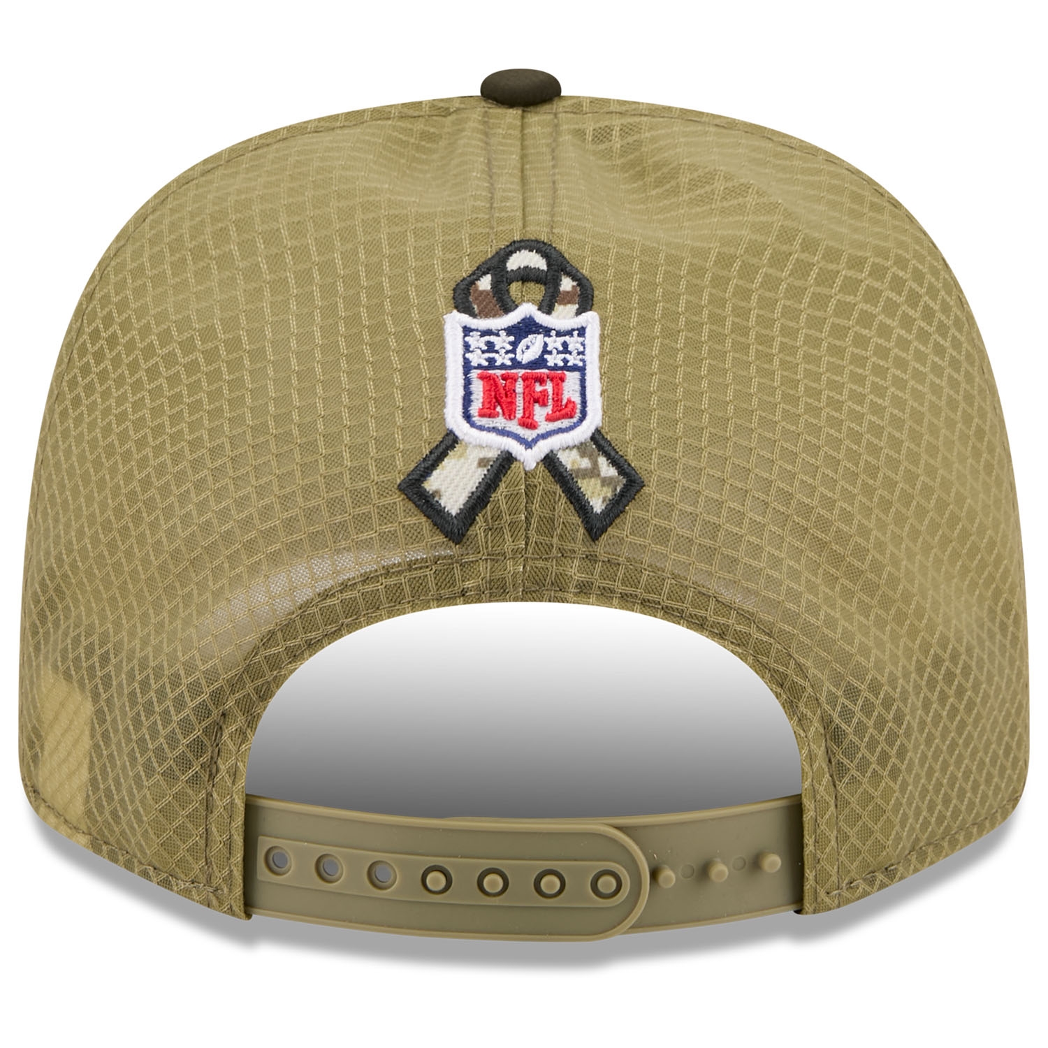 Arizona Cardinals 2025 NFL Salute to Service 9SEVENTY Trucker Snapback Cap Olive