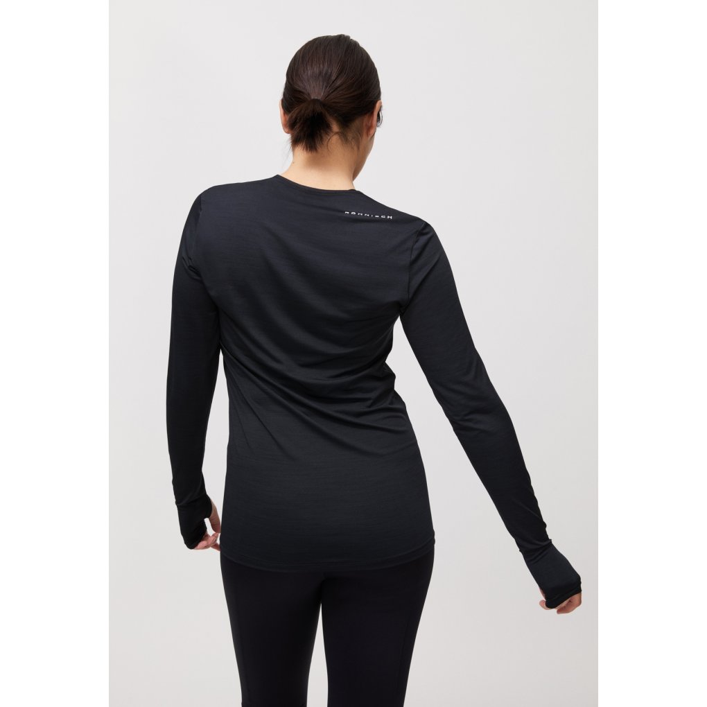 Röhnisch Eli Slim Long Sleeve Shirt Women - Black