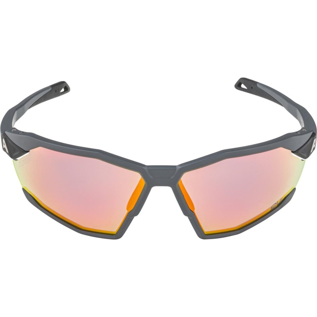 Alpina Twist Six QV Glasses - midnight-grey matt/mirror rainbow
