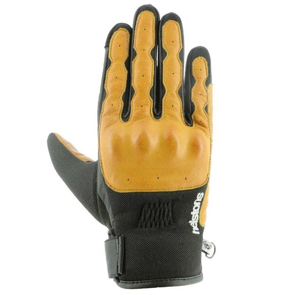 Helstons Go Gloves - Black / YellowRef: Hs1093-C186
