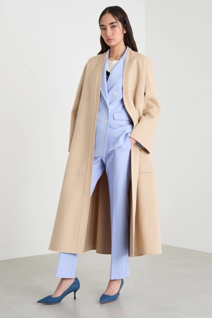 Stretch trousers - LIGHT BLUE