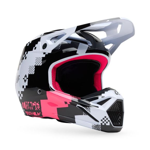 Cross Fox Helmet V1 Digi Image 2025 - Black / RoseRef: FX5674
