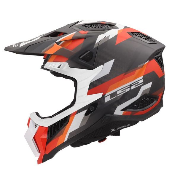 LS2 MX703 C cross helmet - X-FORCE - PHANTOM - ORANGE RED 2026 - Orange / RedRef: LS1296