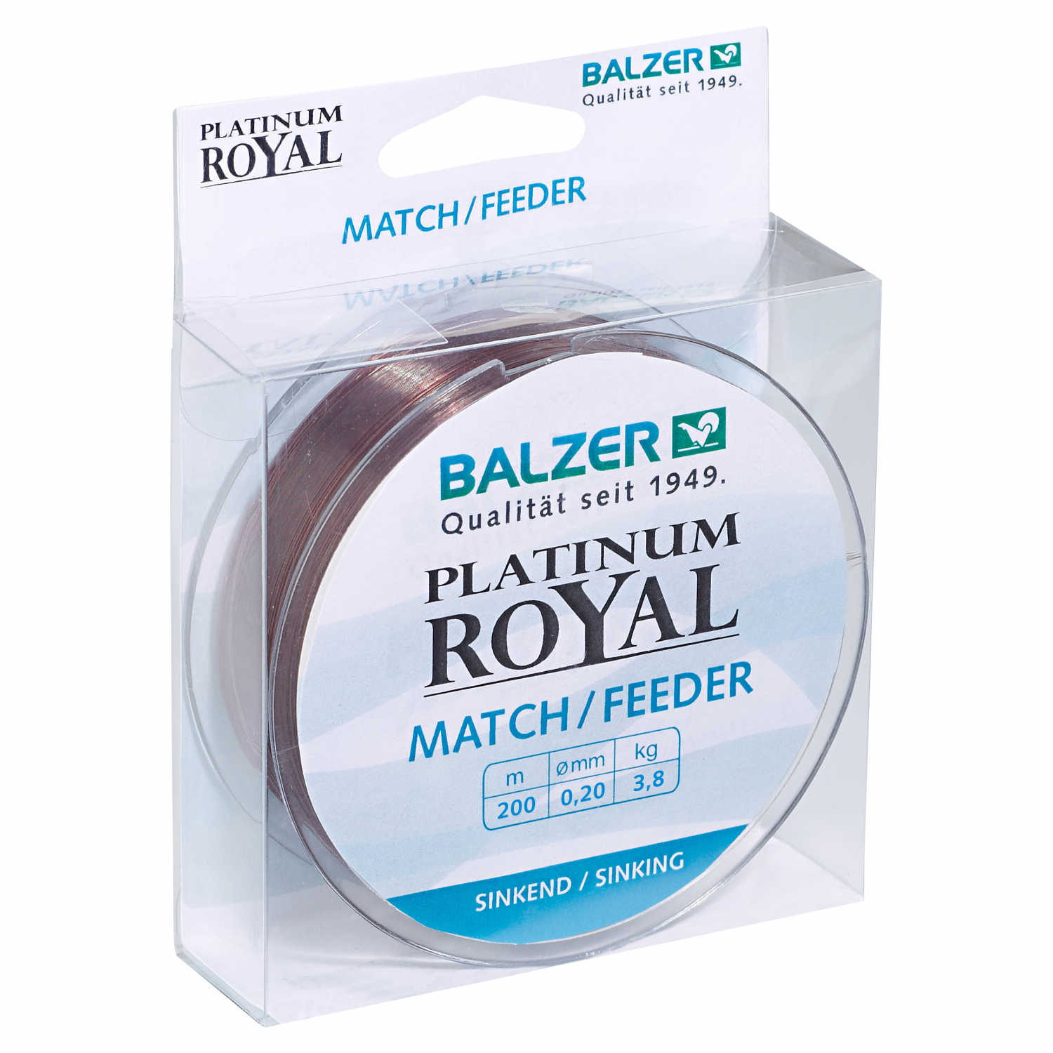 Balzer Fishing Line Platinum Royal Match \/ Feeder (platin, 200 m)
