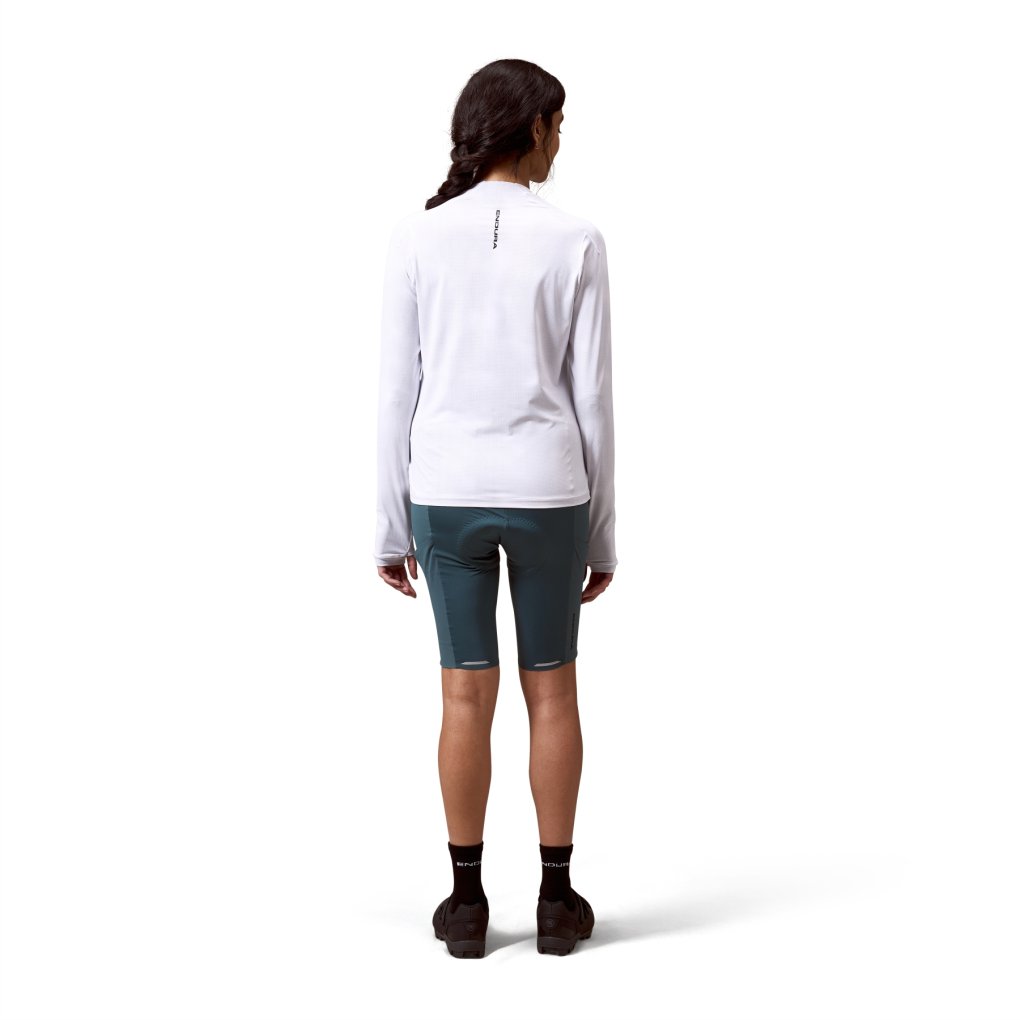 Endura Alltrack Rout Tech Long Sleeve Tee Women - white