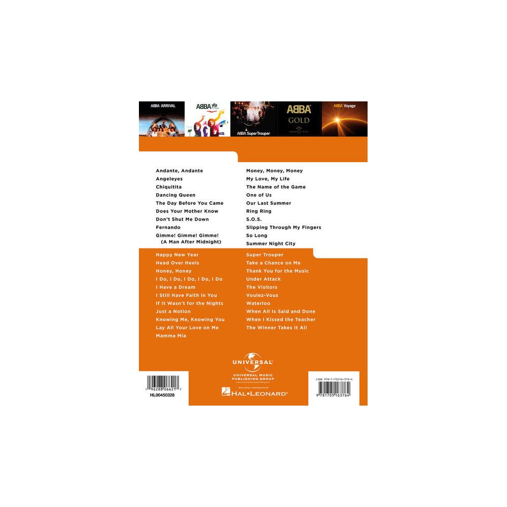 Hal Leonard Really Easy Piano Abba – Thomann Ireland