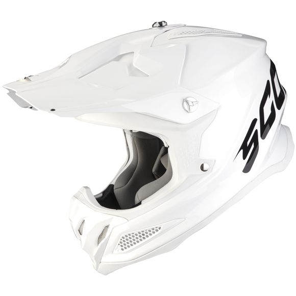 Casque cross Scorpion Exo VX-22 AIR - SOLID - BLANC 2023 - BlancRef : SC0857