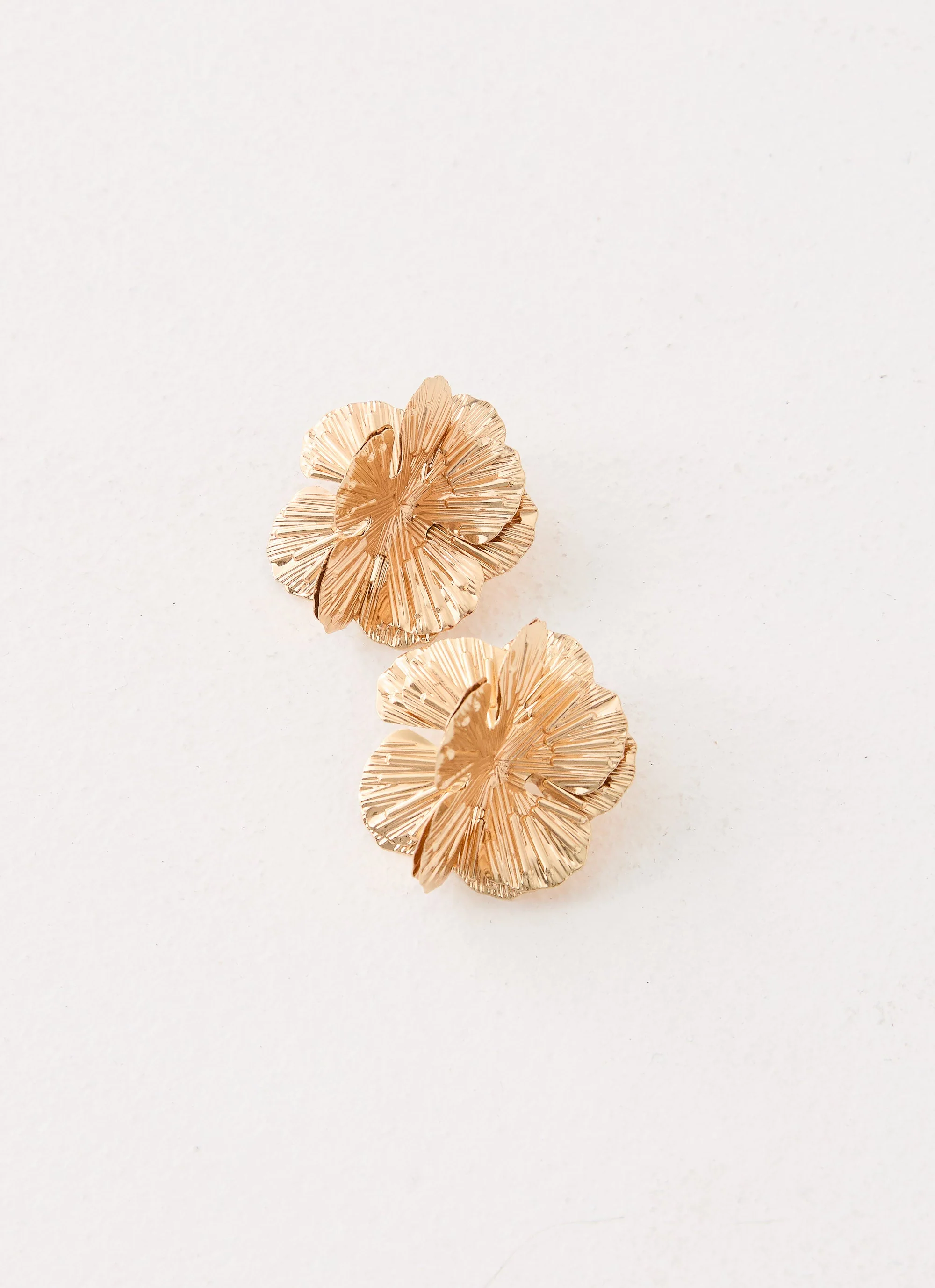 Peachy Dream Earrings - Gold