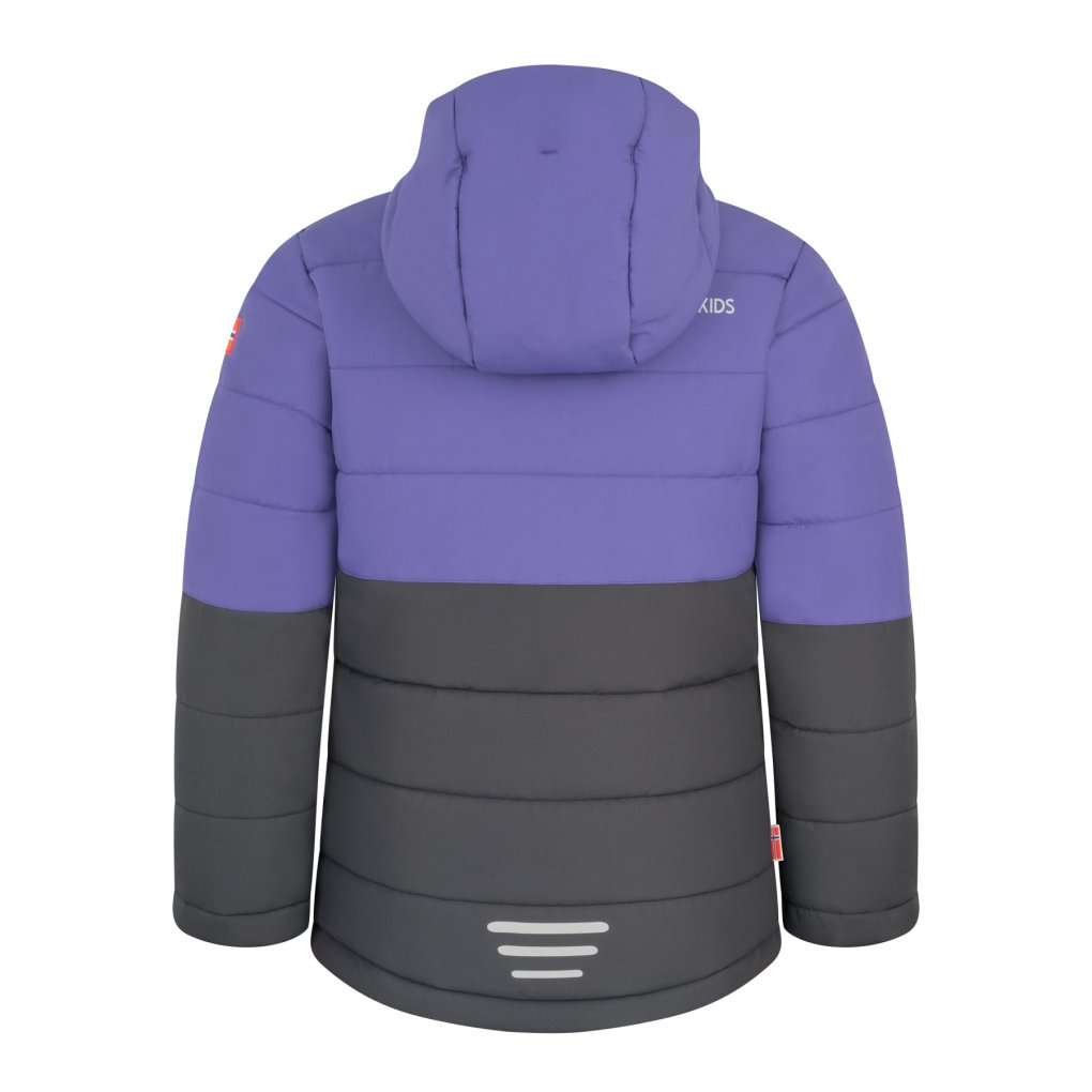 Trollkids Hemsedal XT Snow Jacket Kids - Dark Purple/Black/Mallow Pink