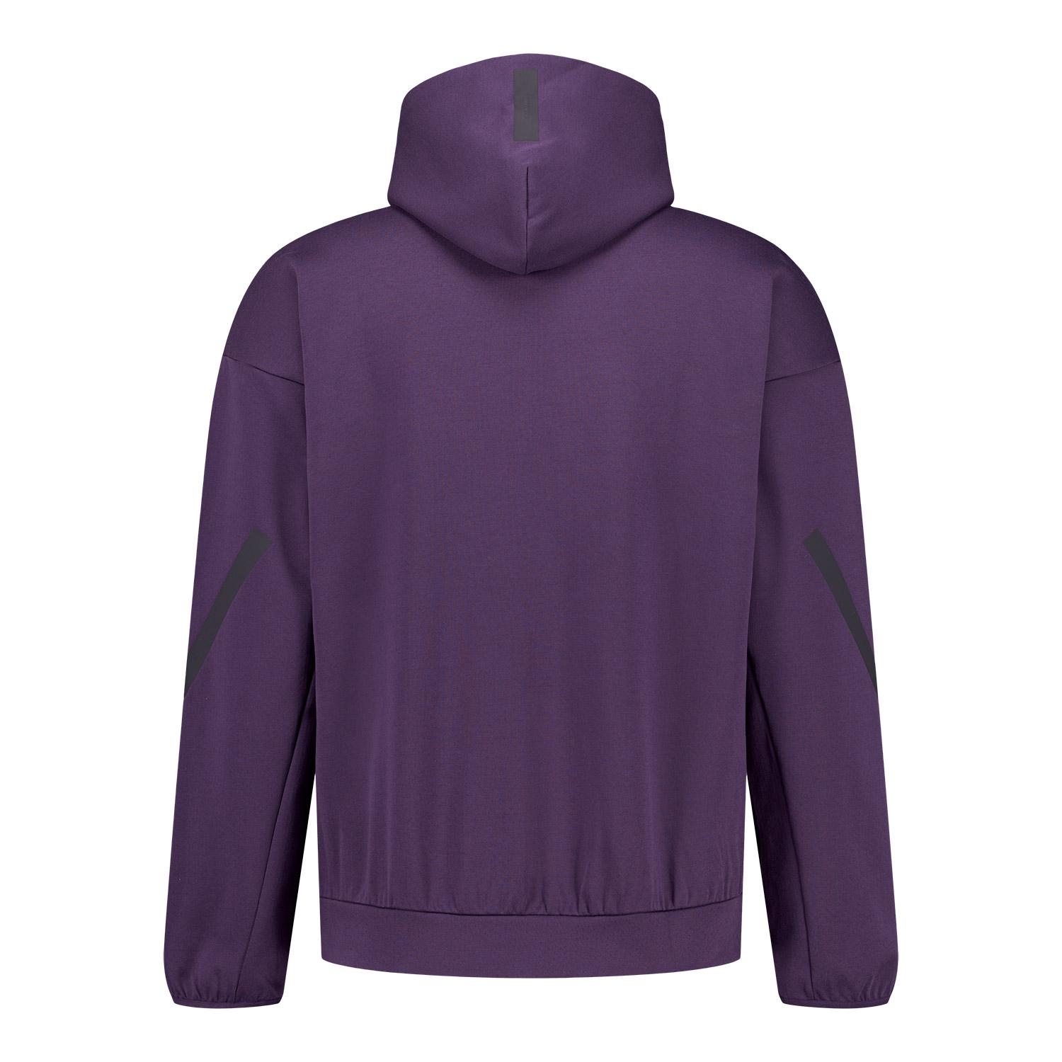 Mens Adidas Real Urban Full Zip Hoodie Purple