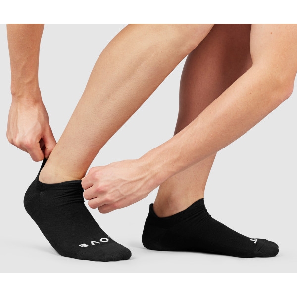 GripGrab Classic No Show Socks - 3-Pack - Black