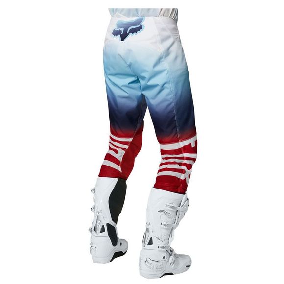 Fox AIRLINE REEPZ cross pants - WHITE RED BLUE 2023 - White / RedRef: FX3335