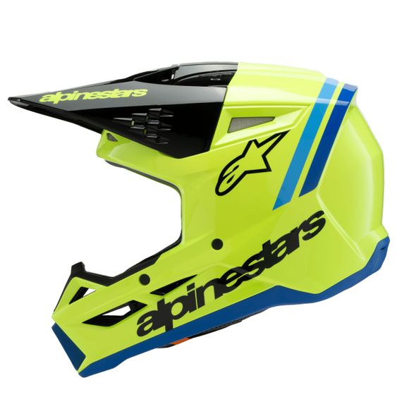 Casque cross Alpinestars SUPERTECH S-M3 - RADIUM - ENFANT - Jaune / NoirRef : AP3393