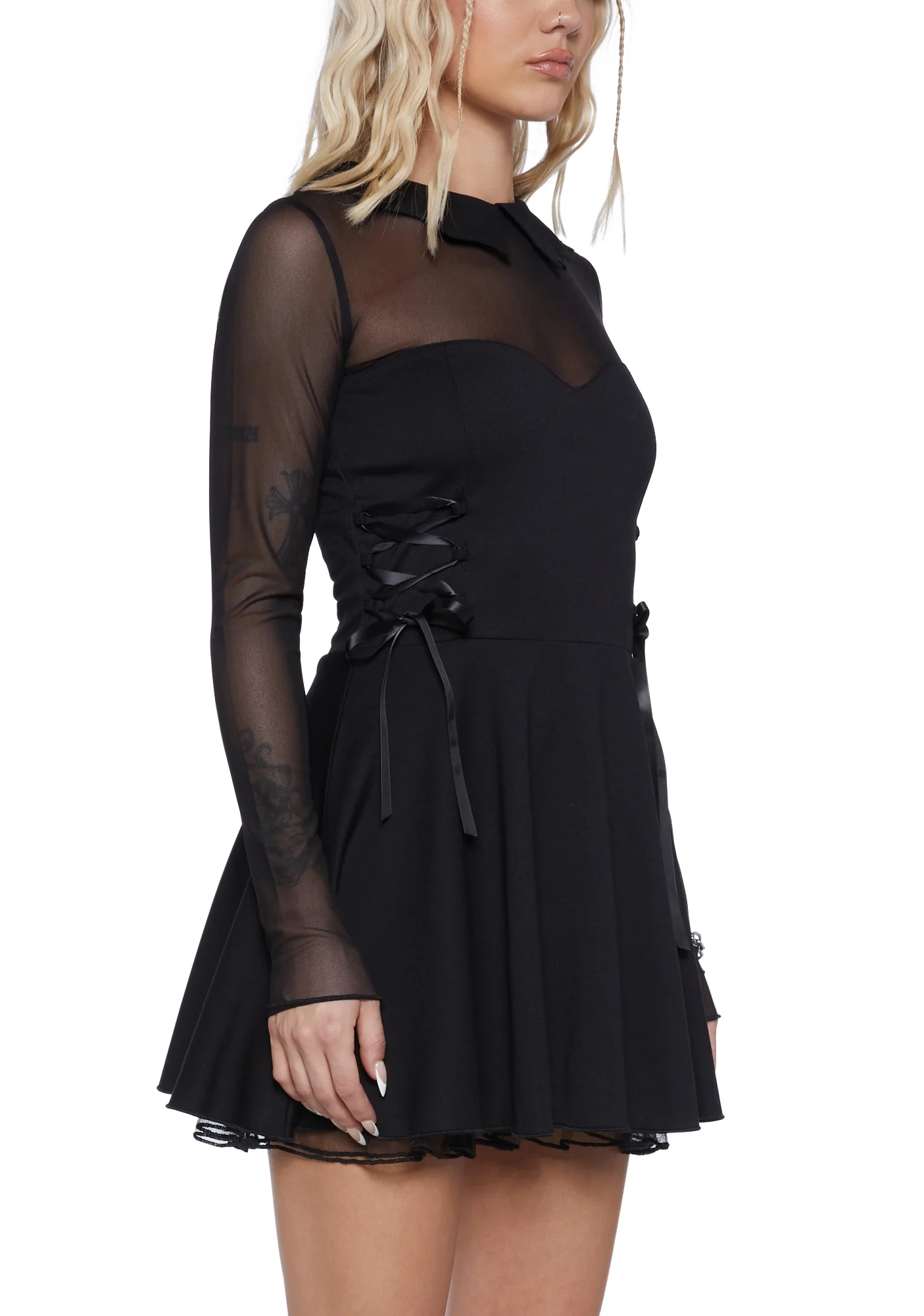 Into The Mists Long Sleeve Dress