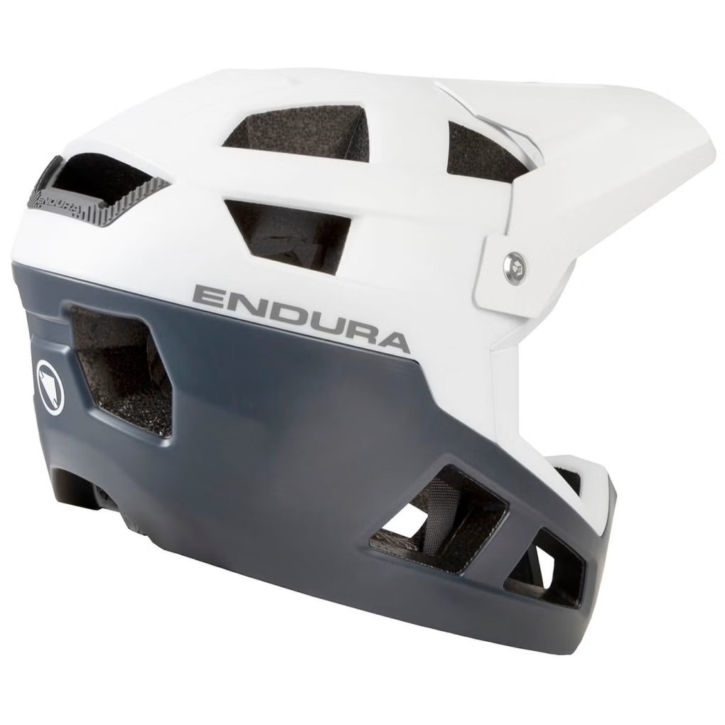 Endura SingleTrack Full Face Helmet - white