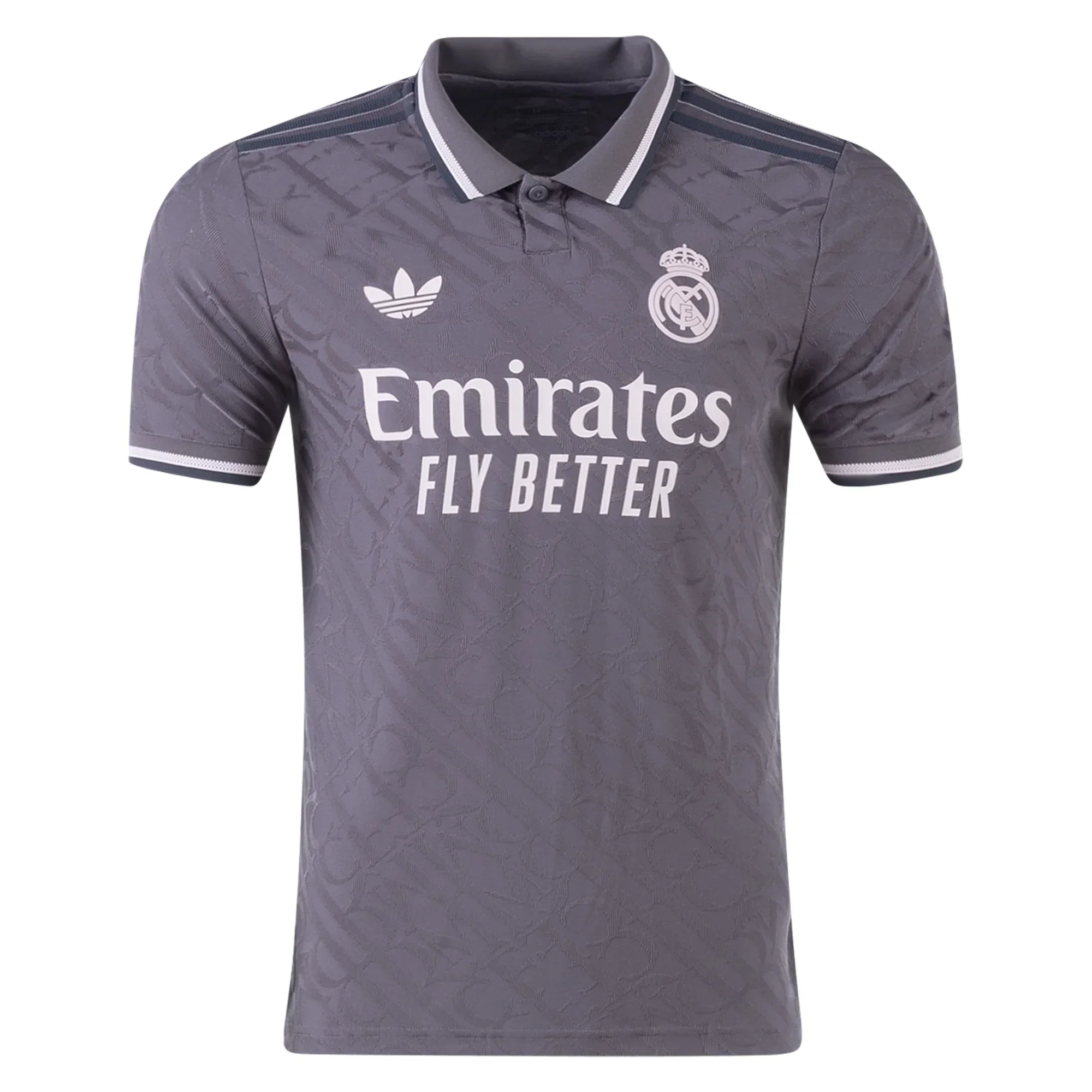 Men's Real Madrid Authentic Third Jersey 24/25 (Charcoal)