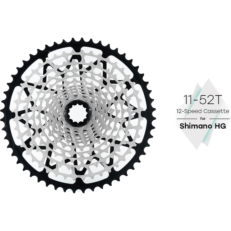 Garbaruk Cassette - MTB | HG | 12-speed - 11-52 Teeth | black