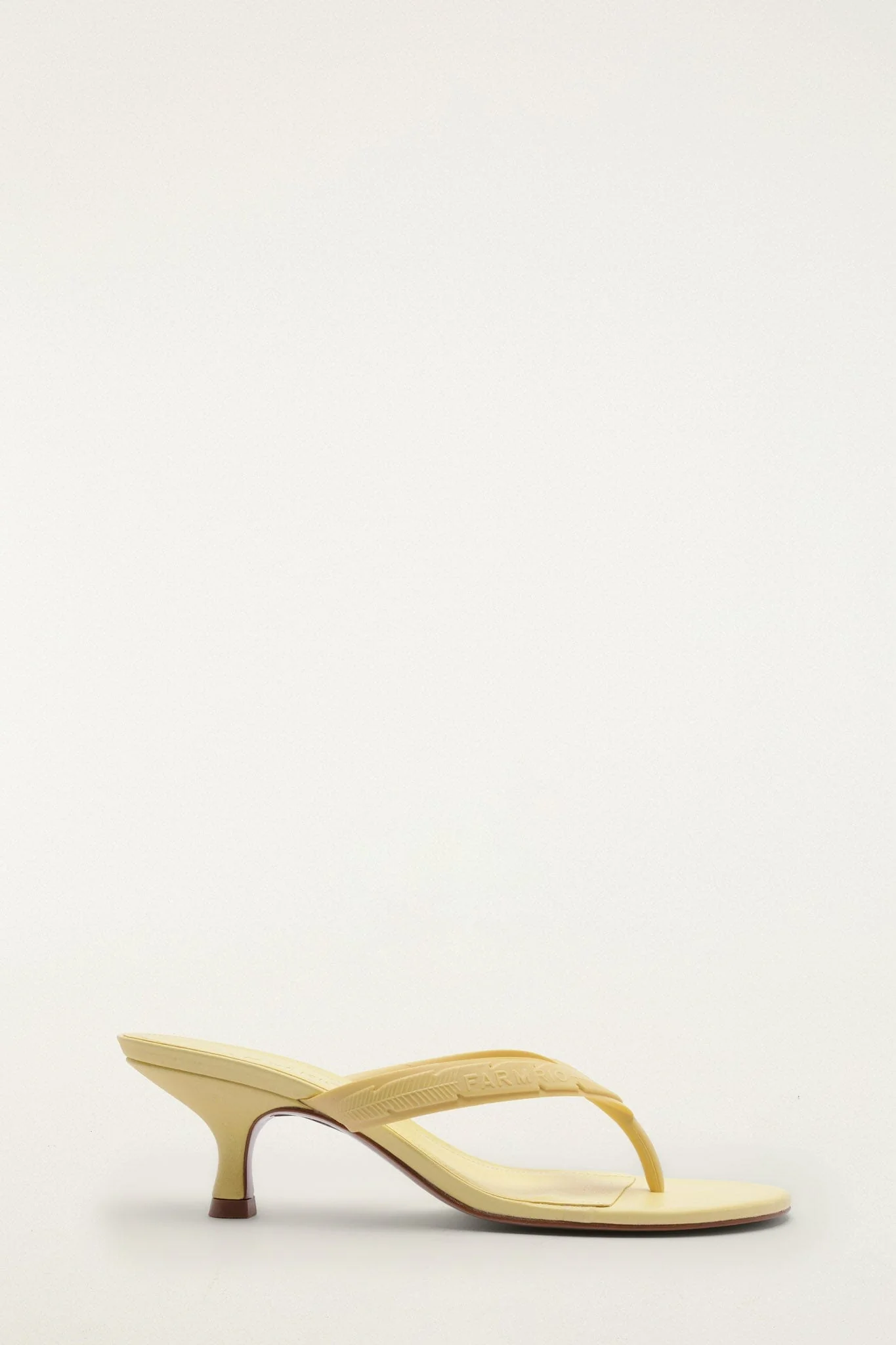 Yellow Rob Kitten Heeled Sandal
