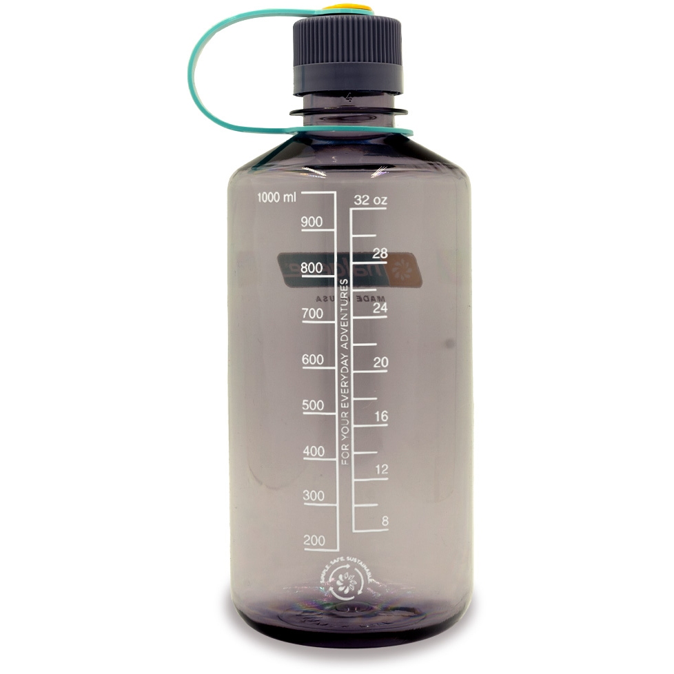 Nalgene Narrow Mouth Sustain Water Bottle 1L - aubergine