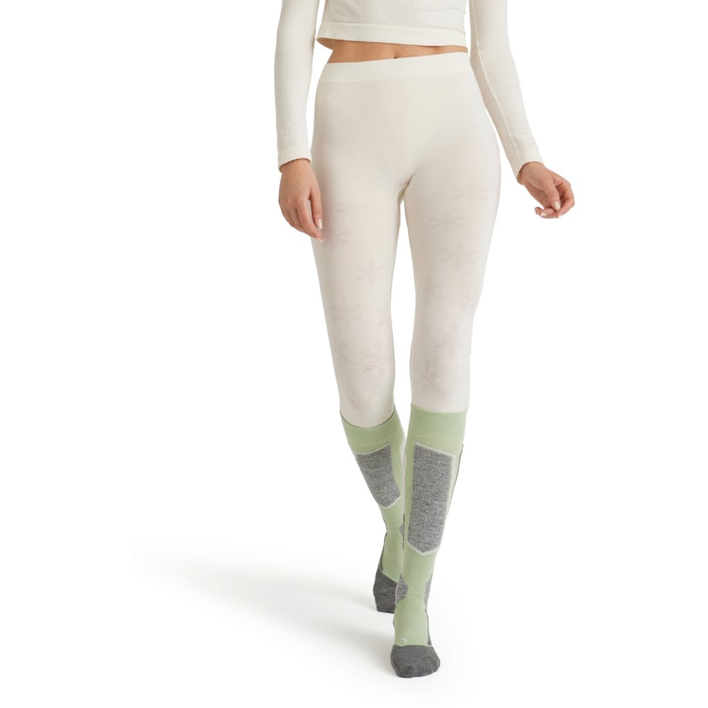 Falke Wool-Tech Trend 3/4 Tights Women - off-white 2040 (33316)