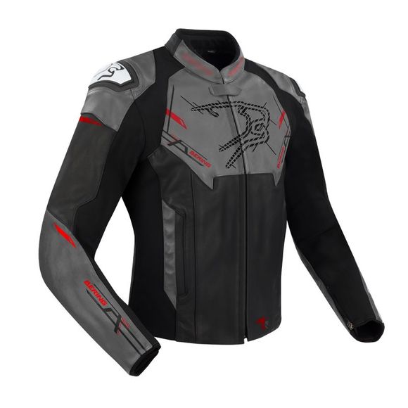 Bering SNAP Motorcycle Jacket - Black / GrayRef: BR1543