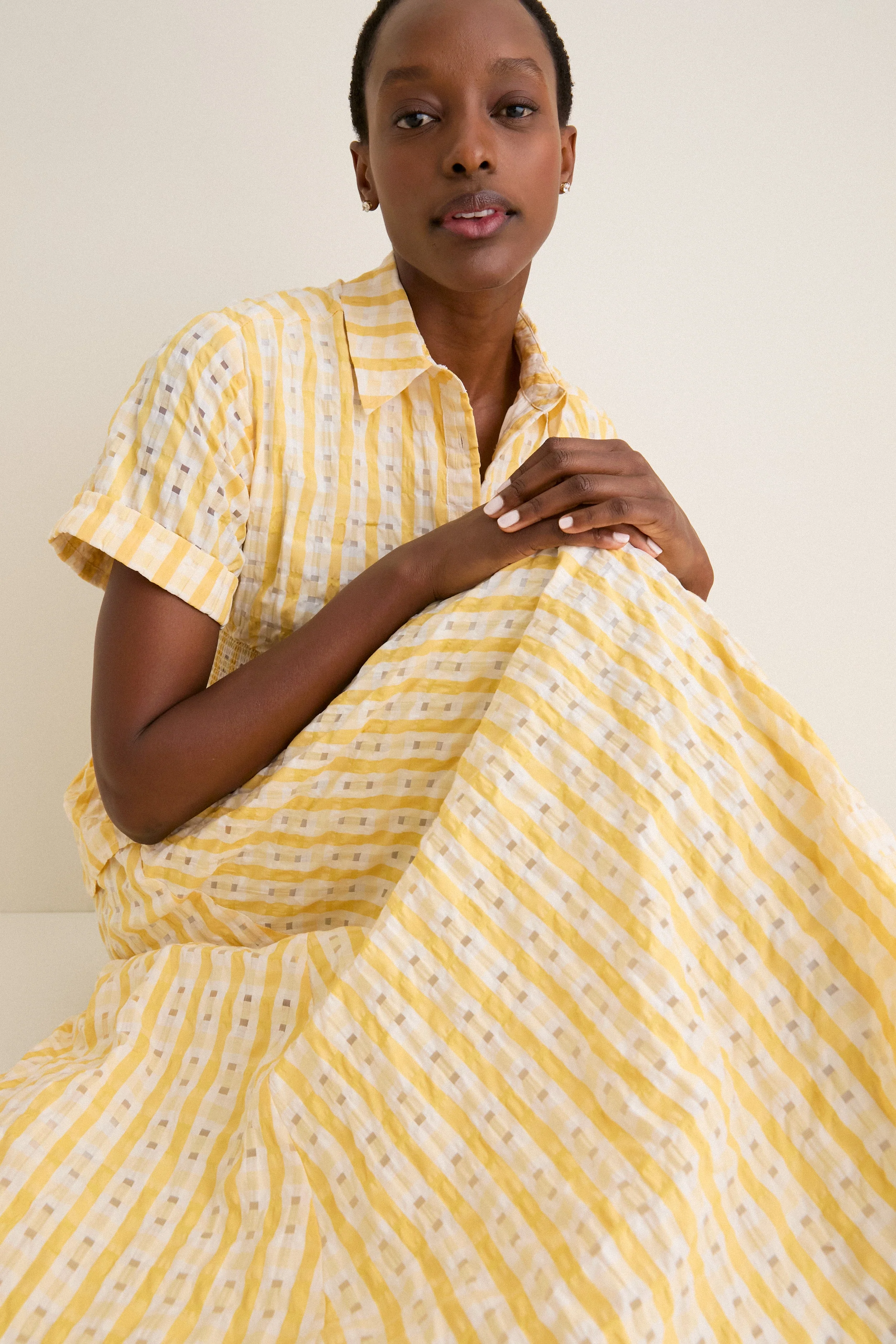 Yellow Boogie Woogie Bugle Boy Dress